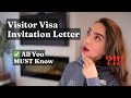 Visitor Visa Invitation letter | All You MUST Know 2024