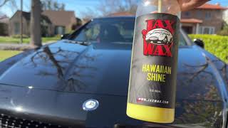 Hawaiian Shine from Jax Wax on a Obsidian Black SLC Mercedes