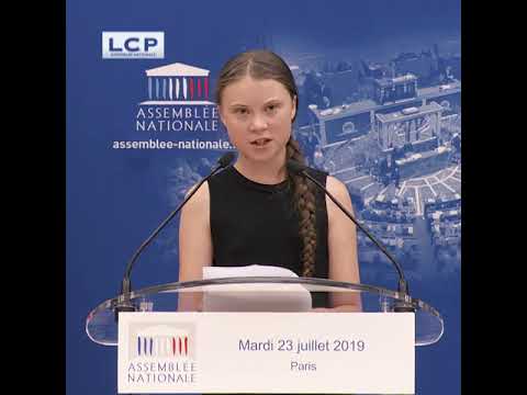Greta Thunberg speech in Assemblée Nationale