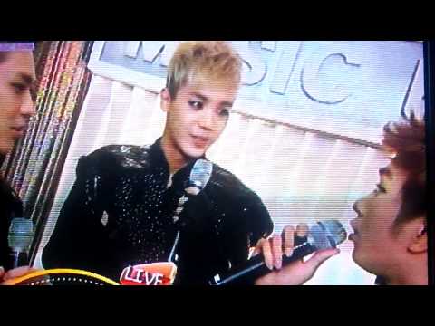 MBLAQ backtage at Music Bank