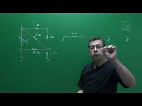 Resistor - associação mista - método do varal - exemplo