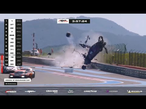 Terrifying Crash for Seb Lajoux Porsche at 4H of Paul Ricard 2025 | GT Endurance Cup