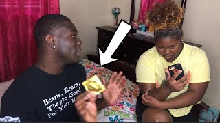 I DIDNT COME OVER HERE FOR NOTHING.... *PRANK*