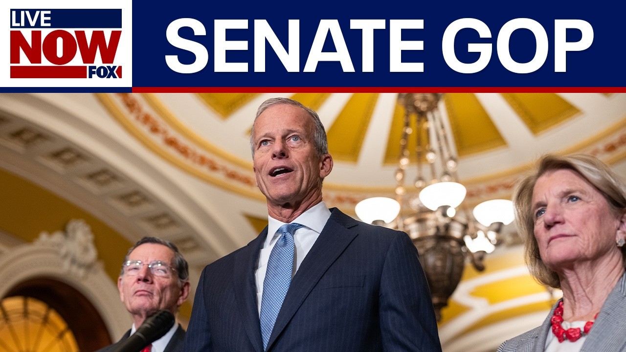 Senate Republicans speak on Epstein files release, government shutdown