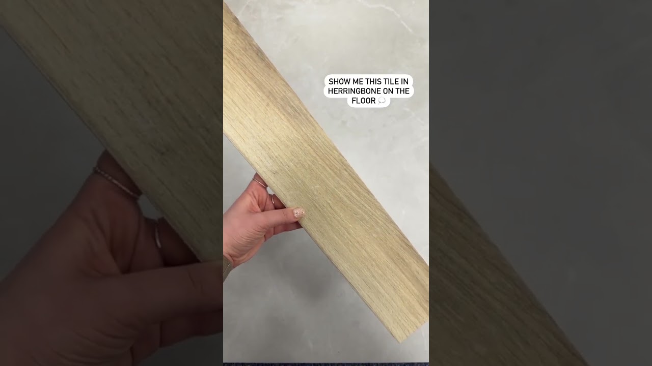 Herringbone wood tile floor #shorts