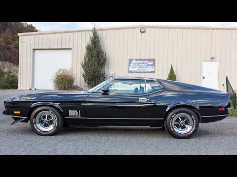 1971 Ford Mustang Mach 1 Factory BLACK 429 COBRA JET!!