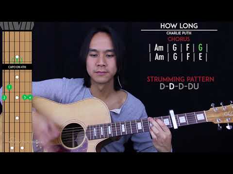 How Long Guitar Cover Acoustic - Charlie Puth 🎸 |Tabs + Chords|