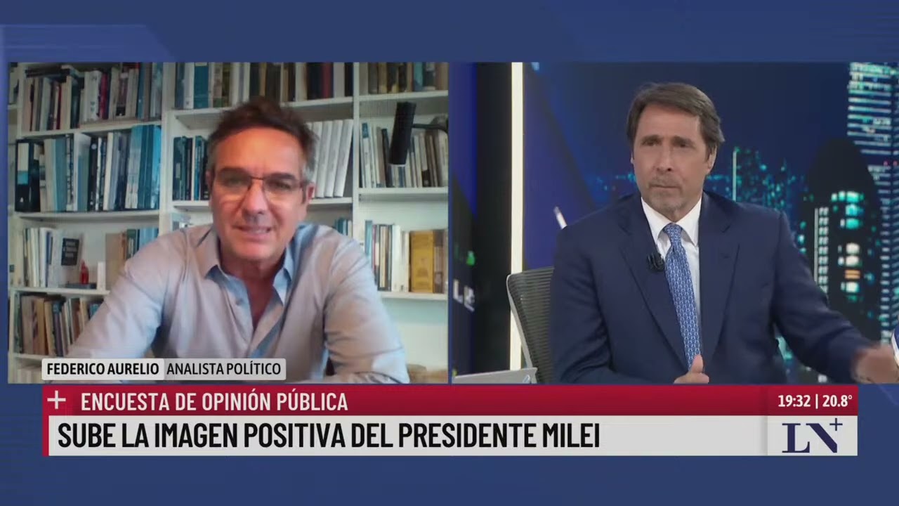 Sube la imagen positiva del presidente Milei; el análisis de Federico Aurelio