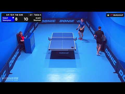 09:55 Valerii Tatarynov  - Andrii Shamrai 09.08.2023 TT Euro.Cup Ukraine Master. TABLE 4