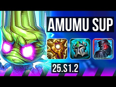 AMUMU & Miss Fortune vs LEBLANC & Jhin (SUP) | KR Diamond | 25.S1.2
