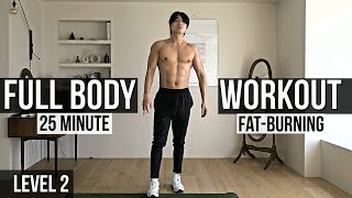 25 Minute Fat Burning Bodyweight Workout At Home (Level 2)