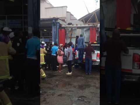Scenes of Nandos After Cyclone Dineo
