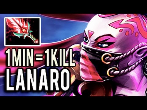 Brutal 1 Kill per min 1k GPM Machine Gun Imba Templar Assassin by Lanaro Dota 2