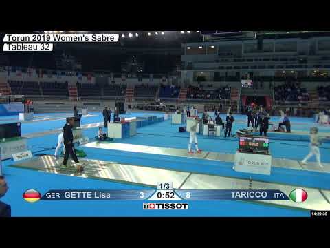 2019 227 T32 07 F S Individual Torun POL WCH GREEN TARICCO ITA vs GETTE GER