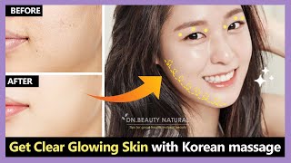 Only 3 minutes!! Get clear glow skin naturally with Korean massage and acupressure points.