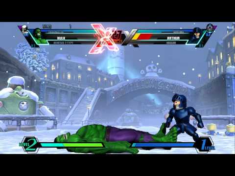 UMVC3 Winners Finals: Double A (Hulk/Nem/Task) vs. Chilldog (Haggar/Arthur/Sent)