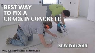 HOW TO REPAIR CRACKS IN A CONCRETE FLOOR | A STEP BY STEP GUIDE