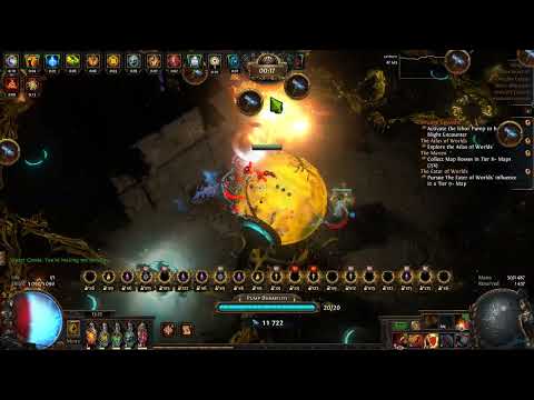 [POE 3.21] Clearing 3xTeal oil 8 mod corrupted Blight-Ravaged map towerless