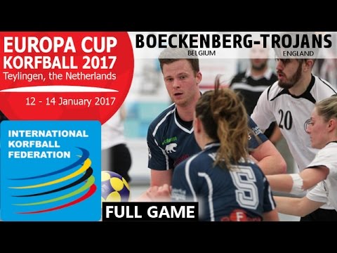 IKF Ecup 2017 Boeckenberg Korfbal Club - Trojans Korfball Club
