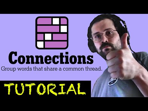 HOW TO PLAY New York Times CONNECTIONS game - YouTube