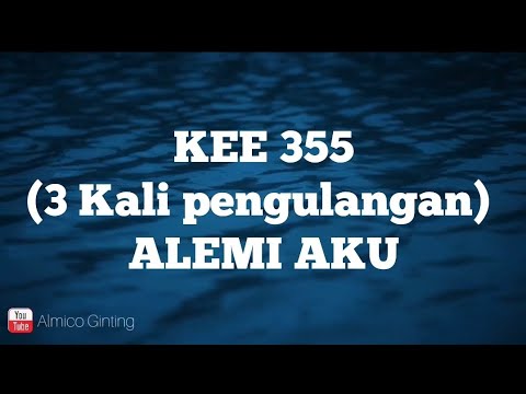 KEE GBKP 355 " ALEMI AKU " (3 kali pengulangan) - KARAOKE + LIRIK