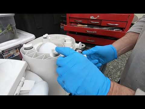 Thetford RV toilet, ball valve replacement
