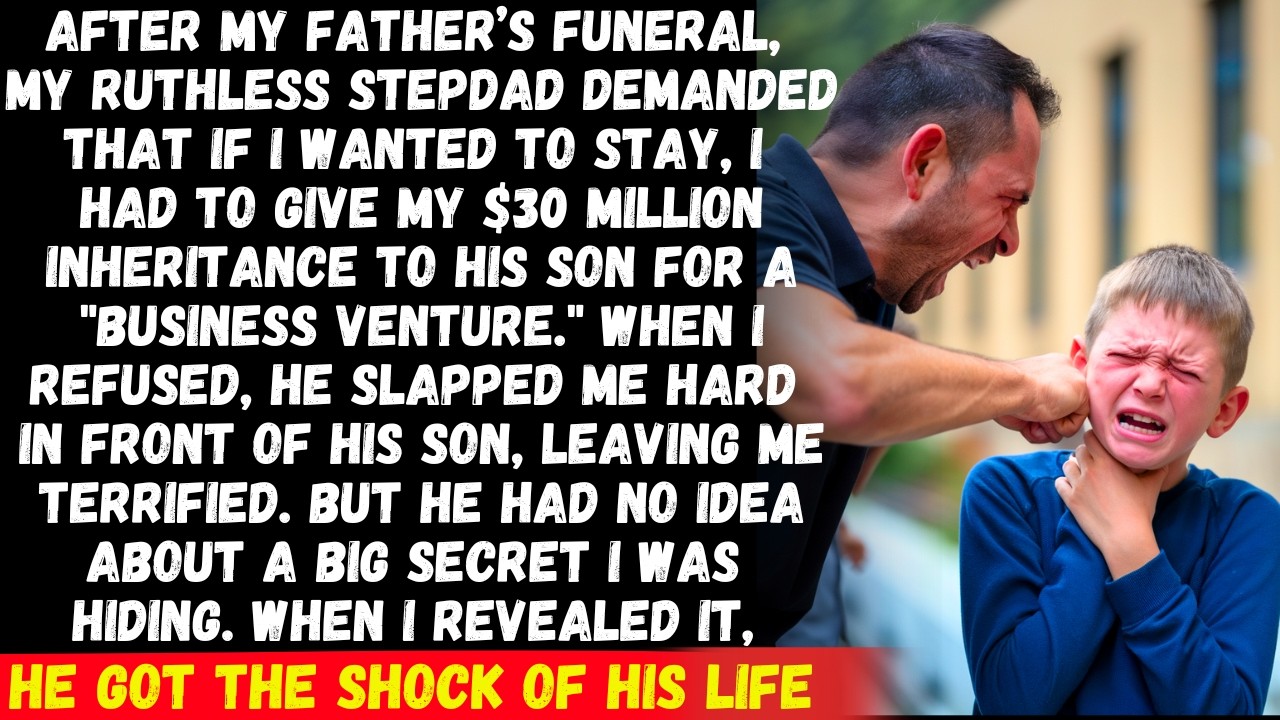 After my father’s funeral, my stepdad said, Give your $40 million to my son, or get out. But then...