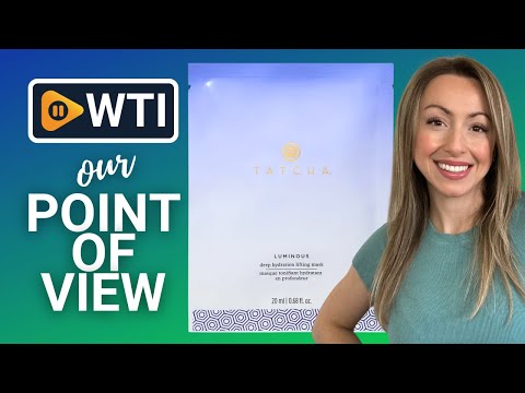 TATCHA Luminous Deep Hydration Lifting Mask | Single Use Mask for Luminous Skin | 20 ml / 0.68 oz - WTI product video review