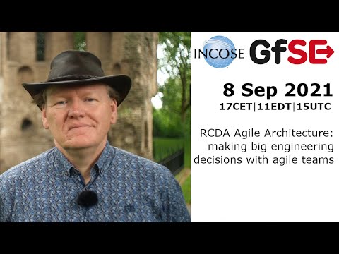 RCDA Agile Architecture: making big engineering decisions with agile teams - Online-Seminar Teaser