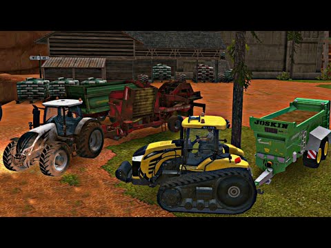 POTATO MACHINE WASH AND TRANSPORT WITH JOHN DEERE, FENDT HARVESTERS AND DEUTZ FAHR TRACTORS - FS 22