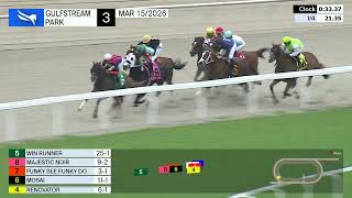 Gulfstream Park March 15, 2026 Race 3