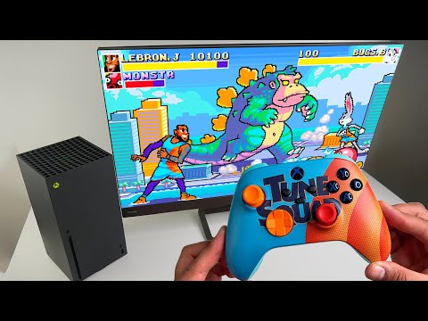 Tune Squad Xbox Series X|S Wireless Controller Unboxing and Review - Space Jam A New Legacy the Game - YouTube