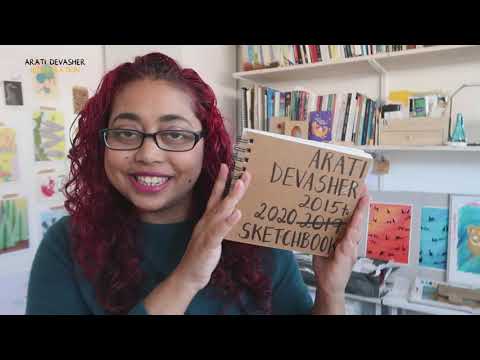 SKETCHBOOK TOUR 2 – It's not pretty, but it's full – Strathmore Artist Tiles 2015–2020