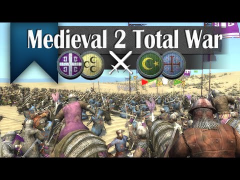 Desert Clash - Medieval 2 Total War (2v2 Online Battle #257)
