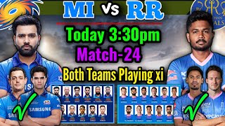 IPL 2021 Match-24 || Mumbai Vs Rajasthan Match Playing 11 | MI vs RR Match Playing 11 | MIvRR