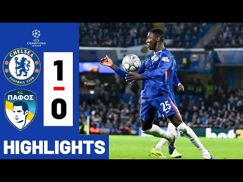 CAICEDO GOAL! Chelsea vs Pafos 1-0 HIGHLIGHTS Champios Legue 25/26