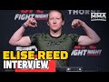 UFC Vegas 32 Debutante Elise Reed Talks 'Surreal' Experience Meeting Dominick Cruz, Daniel Cormier