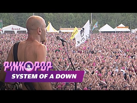System Of A Down performing at Pinkpop in Landgraaf in May 2002