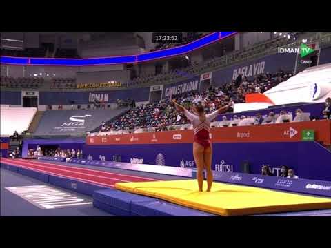 Tachina Peeters (BEL) - Team final Tumbling World Championships 2021