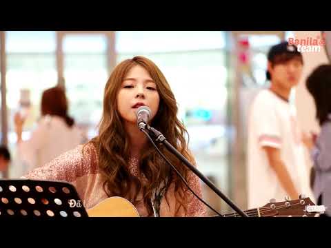 [Vietsub][Fancam]JUNIEL - Pinocchio (Kor. Ver) - Busking 160715