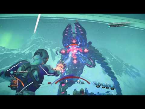 Kampf gegen Architekt Riesen-Relikt  Voeld Mass Effect™: Andromeda