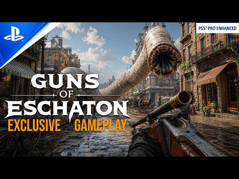 Guns of Eschaton First Gameplay Reveal | BRUTAL New Soulslike FPS From Half-Life 2’s Art Director