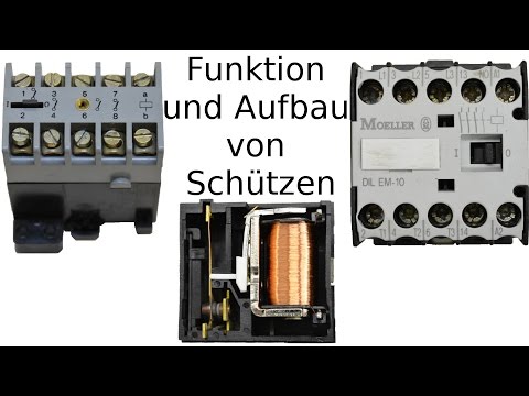 Function and structure - contactor (and relay)