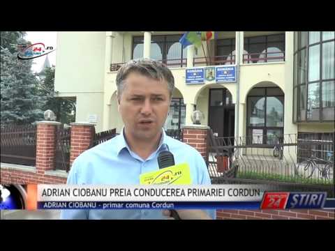 ADRIAN CIOBANU TAKES OVER THE LEADERSHIP OF CORDUN MAYORSHIP