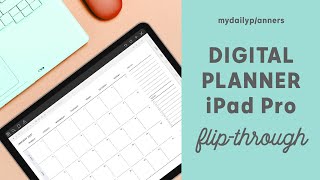 Digital planner for iPad - GoodNotes template