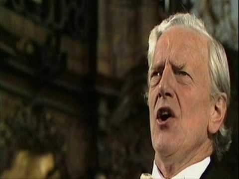 Peter Pears "Libera me" excerpt from "War Requiem" (1976)