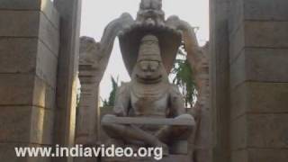 Monolith of Lakshminarasimha at Hampi 