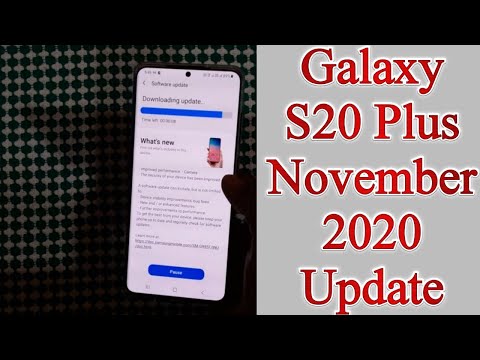 Samsung Galaxy S20 Plus November 2020 Update With One UI 2.5 Rolling | One UI 3.0