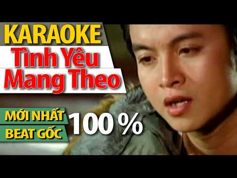 KARAOKE Tình Yêu Mang Theo | Nhật Tinh Anh - Beat Gốc có melody HAY NHẤT