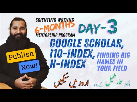 Scientific Writing Complete course Six months of Scientific Writing Mentorship Program in Urdu